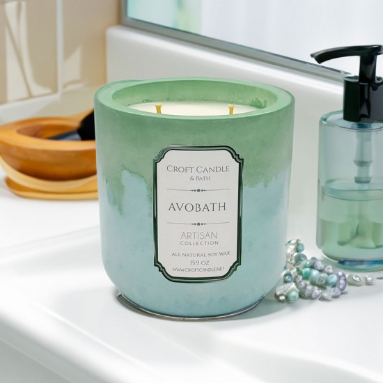 Avobath - Double Wick Stone Vessel Avobath - Double Wick Stone Vessel