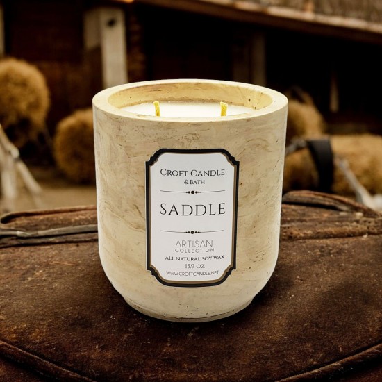 Saddle - Double Wick Stone Vessel Saddle - Double Wick Stone Vessel