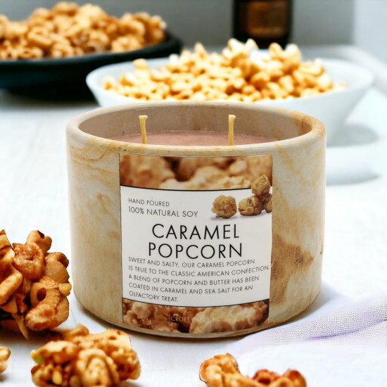 CARAMEL POPCORN SOY CANDLE