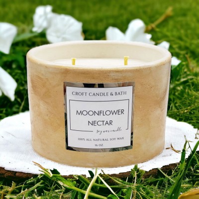MOONFLOWER NECTAR SOY CANDLE MOONFLOWER NECTAR SOY CANDLE