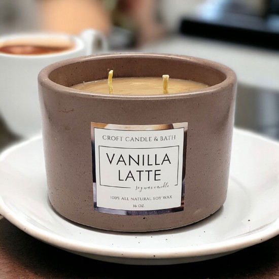 VANILLA LATTE SOY CANDLE VANILLA LATTE SOY CANDLE
