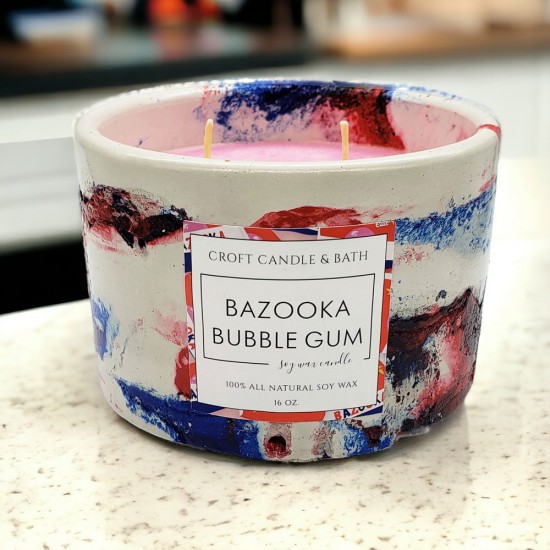 BAZOOKA BUBBLE GUM SOY CANDLE