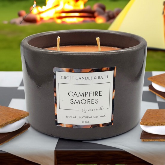 CAMPFIRE SMORES SOY CANDLE CAMPFIRE SMORES SOY CANDLE
