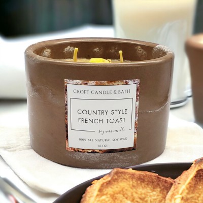 COUNTRY STYLE FRENCH TOAST SOY CANDLE COUNTRY STYLE FRENCH TOAST SOY CANDLE