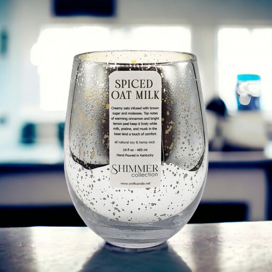 Spiced Oat Milk Shimmer Mercury Candle