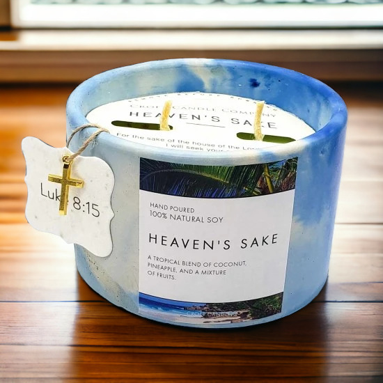 HEAVEN'S SAKE SOY CANDLE HEAVEN'S SAKE SOY CANDLE