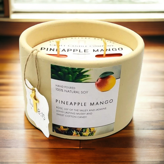 PINEAPPLE MANGO SOY CANDLE PINEAPPLE MANGO SOY CANDLE
