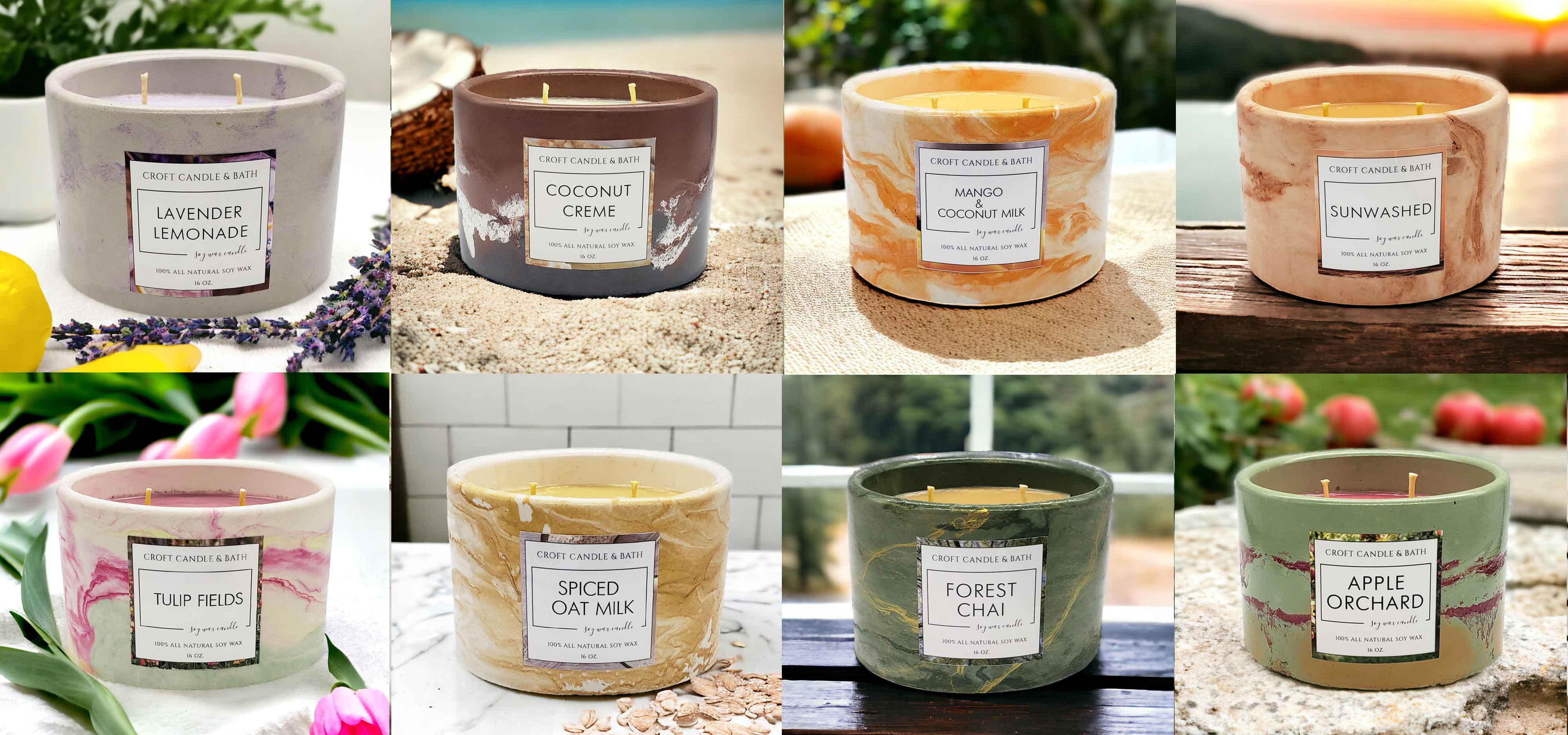 Double Wick Artisan Candles