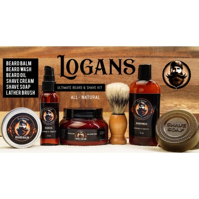LOGANS ULTIMATE BEARD & SHAVE KIT LOGANS ULTIMATE BEARD & SHAVE KIT