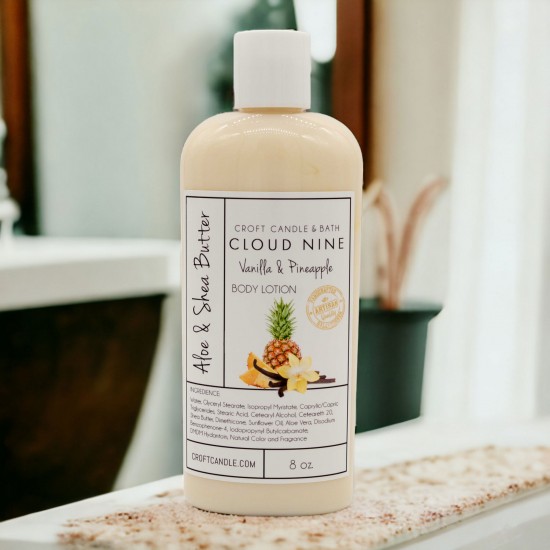 CLOUD NINE VANILLA PINEAPPLE BODY LOTION CLOUD NINE VANILLA PINEAPPLE BODY LOTION