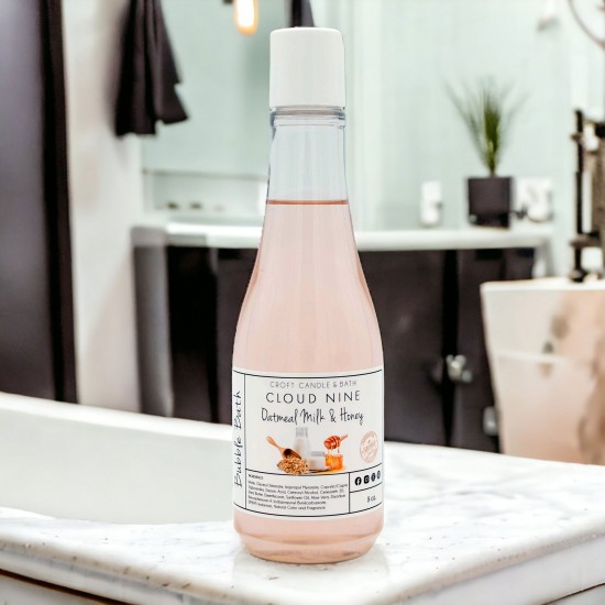 CLOUD NINE OATMEAL, MILK, AND HONEY BUBBLE BATH CLOUD NINE OATMEAL, MILK, AND HONEY BUBBLE BATH
