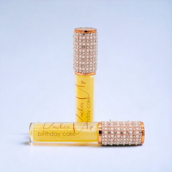 PUCKER UP BIRTHDAY CAKE FLAVORED LIP GLOSS
