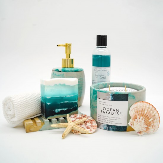 OCEAN PARADISE CANDLE AND SOAP SET BUNDLE