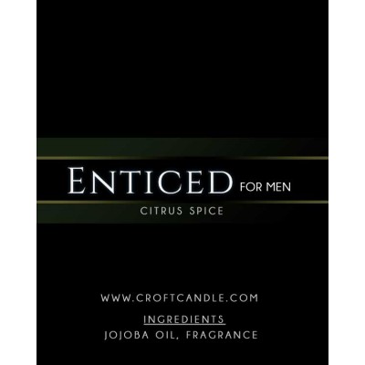 "Enticed" Fragrance For Men "Enticed" Fragrance For Men