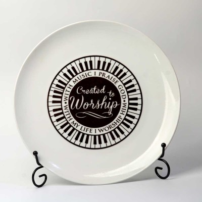 Croft Faith Plate with Stand - Piano Worship 
