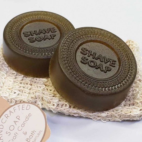 Sea Clay and Basil Shave Soap - Two Bar Set